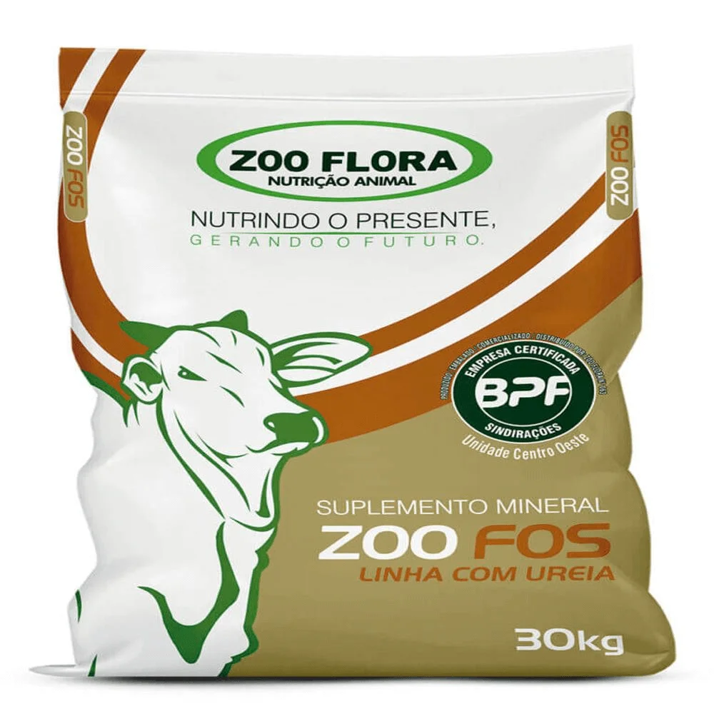 Suplemento Mineral Zoo Fos Ureia 30kg ZooFlora